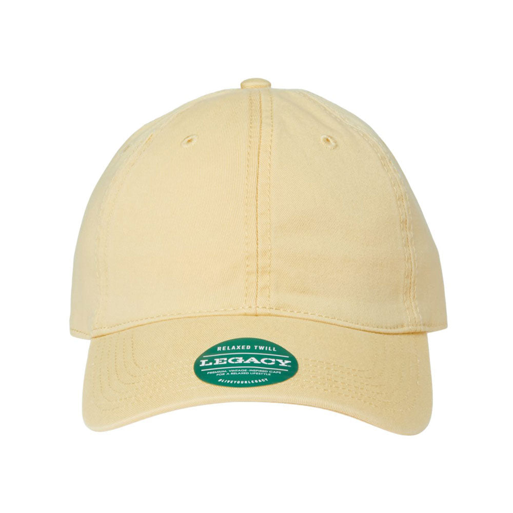 lemon yellow baseball hat