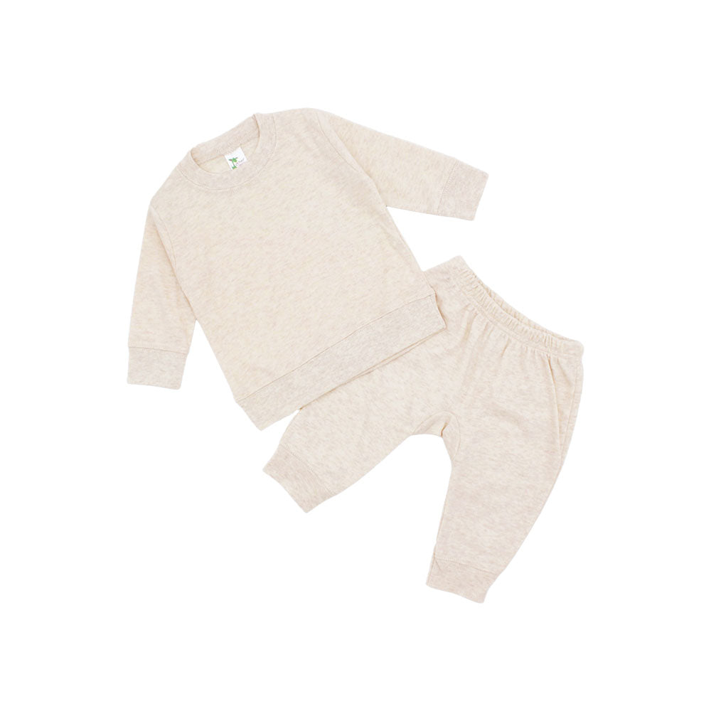 Personalized Leighton Jogger Set for Babies with Stitch Script