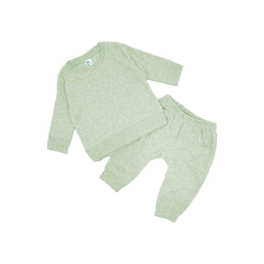Custom Leighton Jogger Set for Babies with Minimalist Embroidery