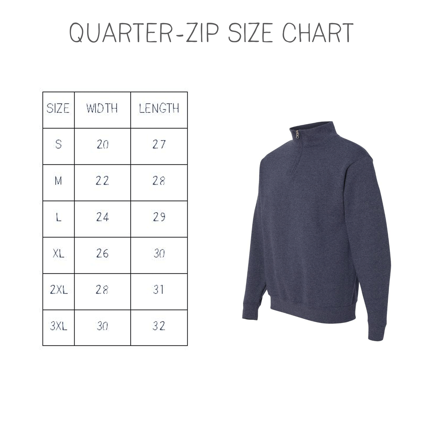 Mini Pencil Quarter Zip Sweatshirt