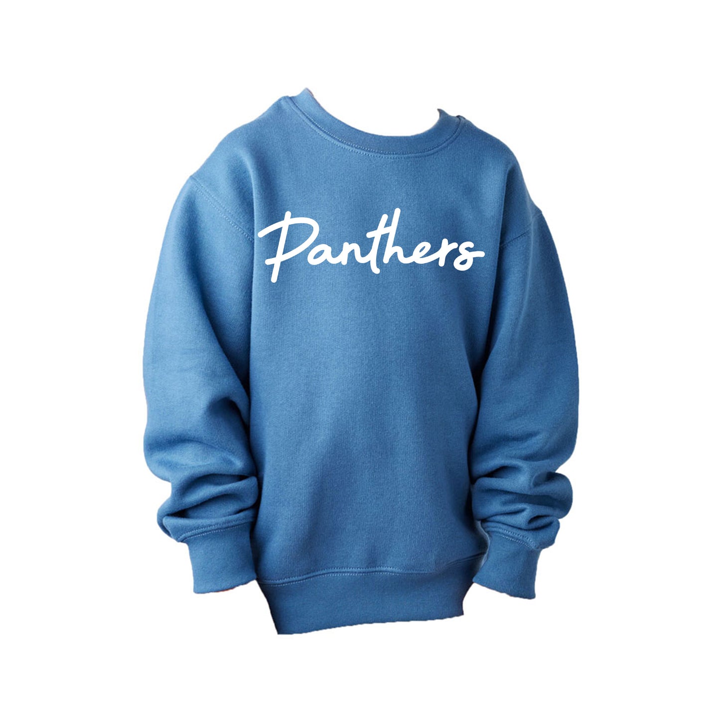 stellar blue crewneck youth sweatshirt