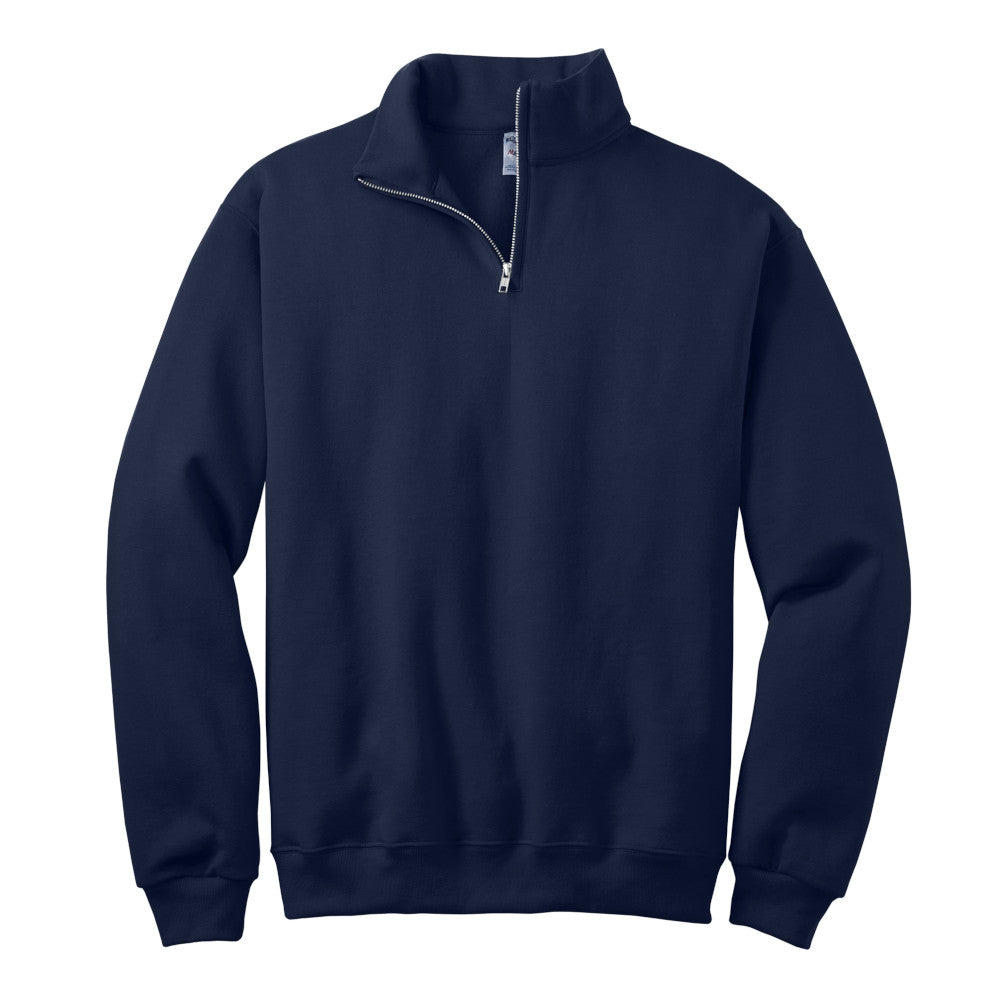 navy quarter zip sweatshirt