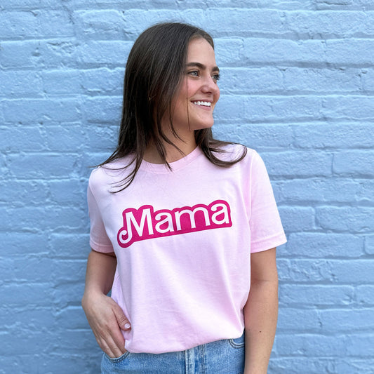 Mama Barbie-Inspired Bella Canvas Tee