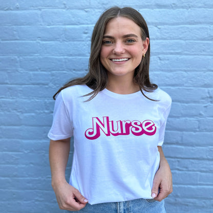 Nurse Barbie-Inspired Bella Canvas Tee