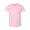 pink bella and canvas youth tee