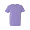 violet comfort colors pocket tee