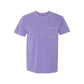 violet comfort colors pocket tee