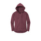 heather purple hooded full zip