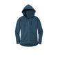 heather blue hooded full zip