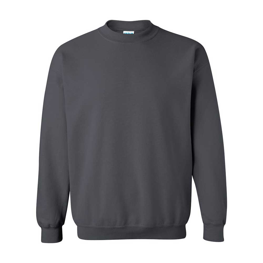 charcoal crewneck pullover sweatshirt 