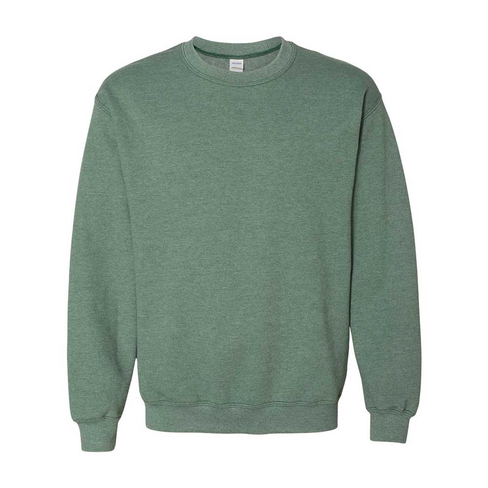 heather green crewneck sweatshirt