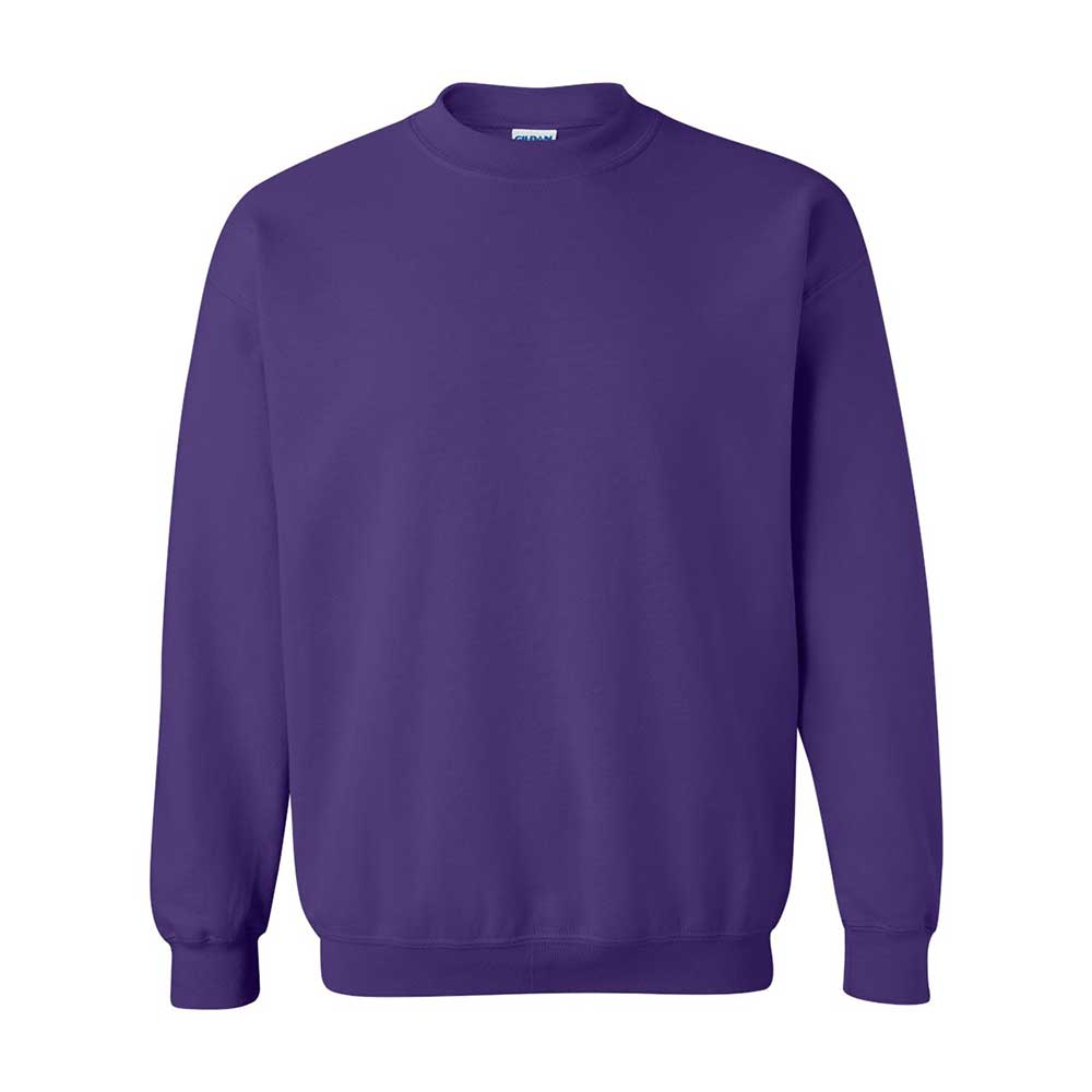 purple crewneck sweatshirt