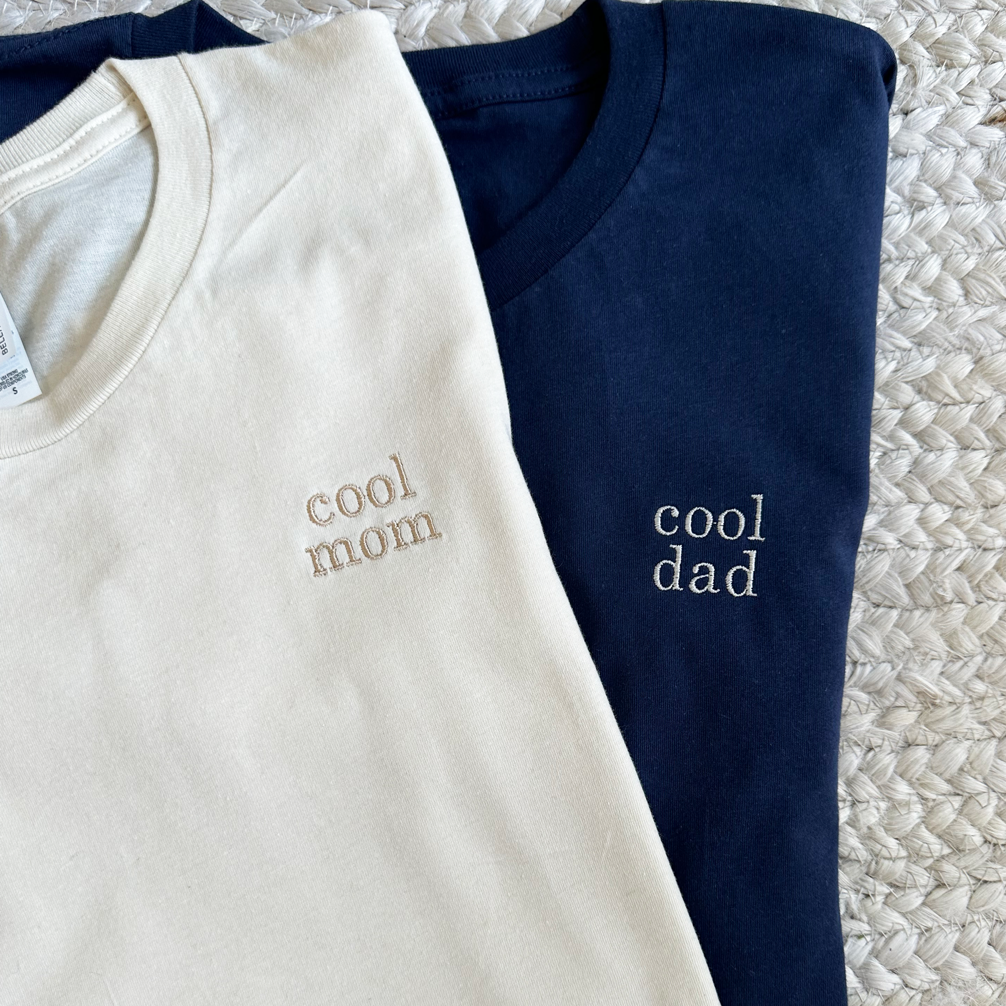 Personalized DAD Tee featuring Child's Name – Arden and Gold