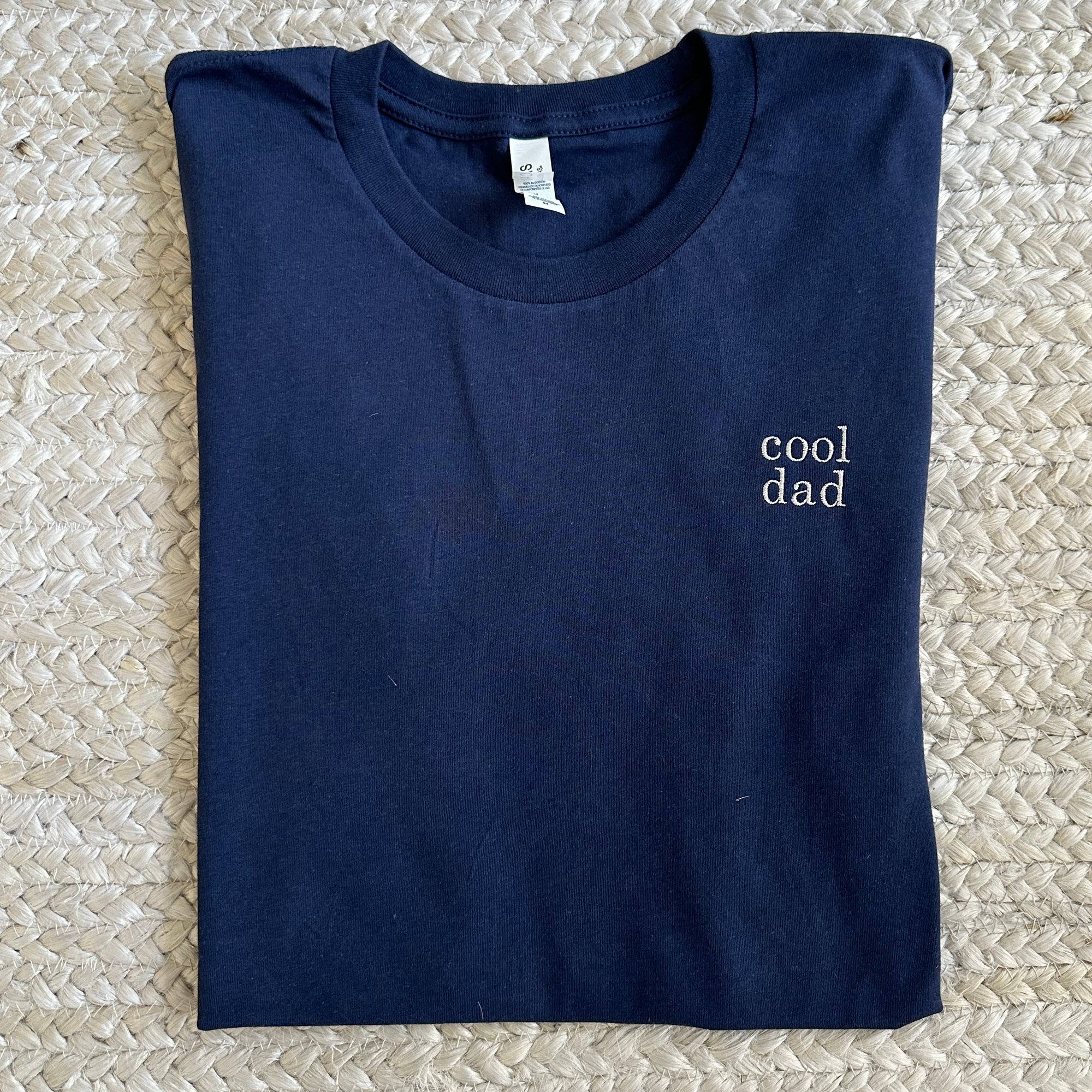 Personalized DAD Tee featuring Child's Name – Arden and Gold