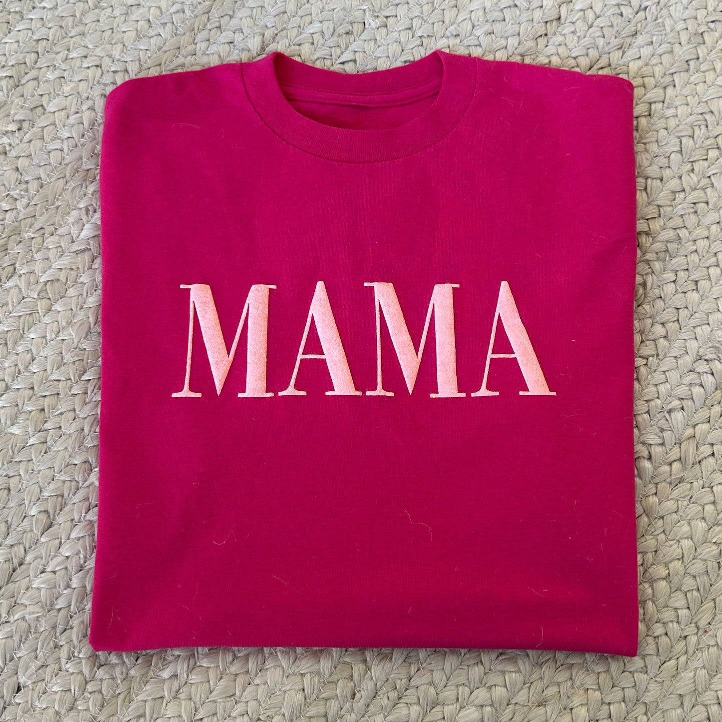 Mama Tee with Puff Print Design