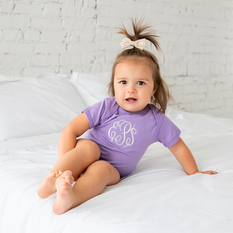 Personalized Short Sleeve Infant Bodysuit | NB-24 Months