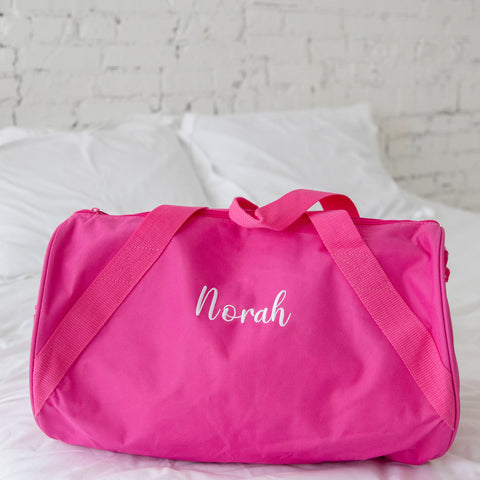 Personalized Youth Round Duffel Bag