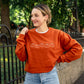 Pumpkin Stitch Gemma Crewneck Sweatshirt