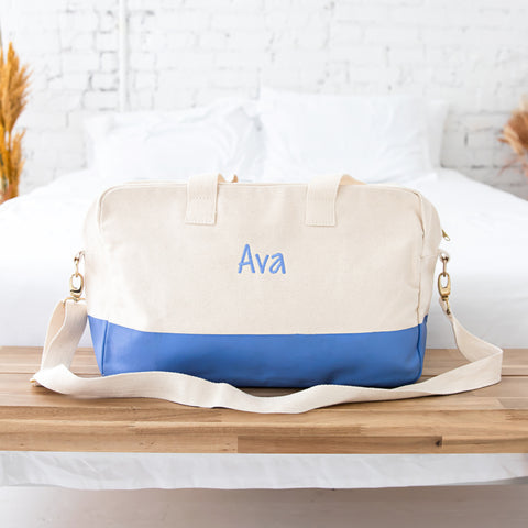 Blakely Color Block Youth Travel Duffle