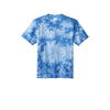 sky blue youth crystal tie-dye tee