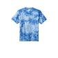 sky blue youth crystal tie-dye tee