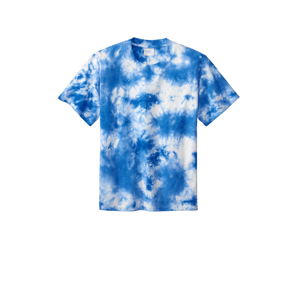 true royal youth crystal tie-dye tee