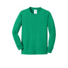 kelly green long sleeved top