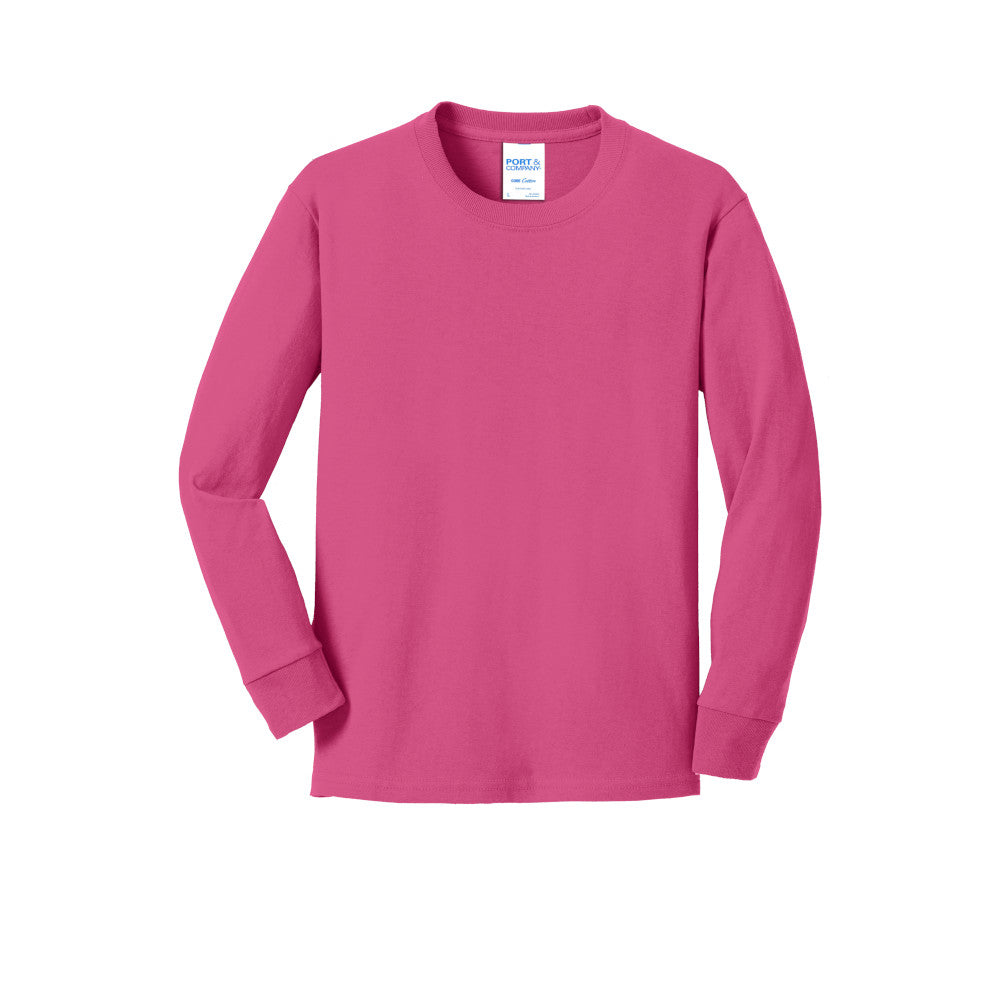 sangria pink long sleeved top