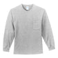 ash long sleeved pocket tee