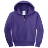 purple full zip sweatshirt jacket