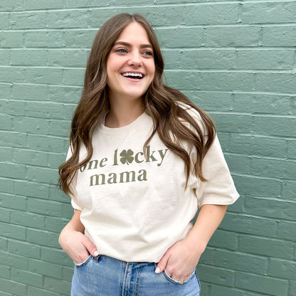 One Lucky Mama Tee