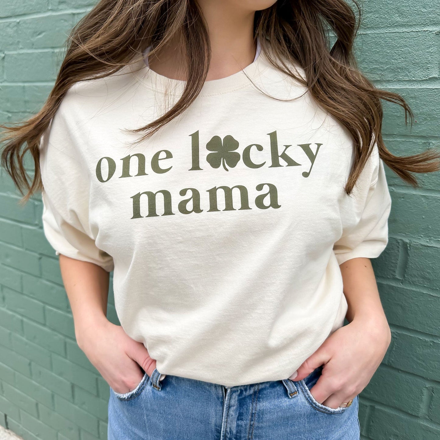 One Lucky Mama Tee