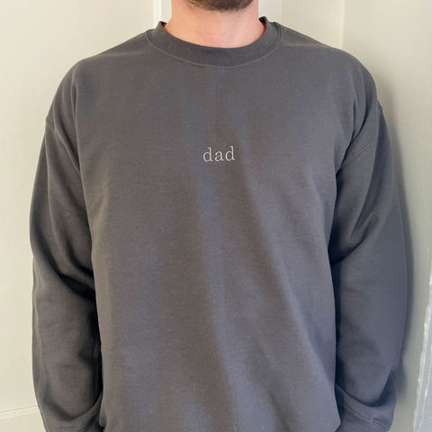 Minimal Dad Embroidered Gemma Crewneck Sweatshirt