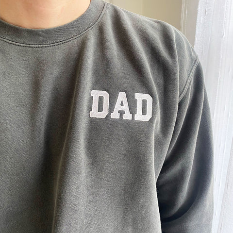 DAD Varsity Block Crewneck Sweatshirt