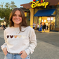 Mickey Ombre Embroidered Sweatshirt