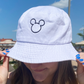 Embroidered Mickey Outline Bucket Hat