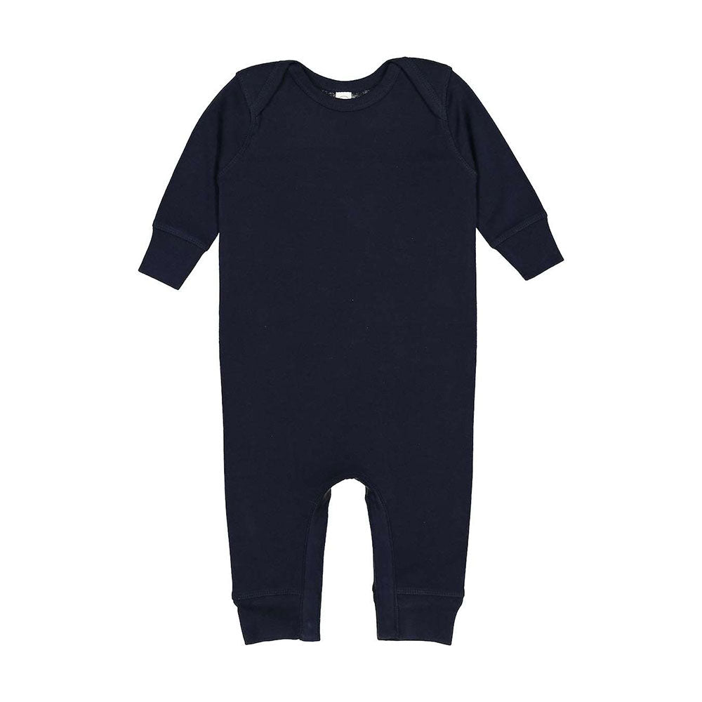 navy long sleeve infant bodysuit