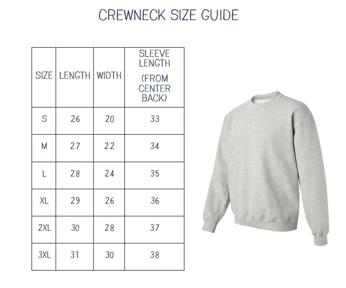 TEACHER Athletic Block Crewneck Sweatshirt