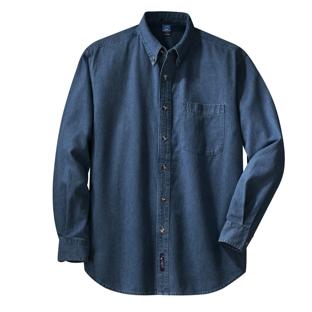 ink denim button down