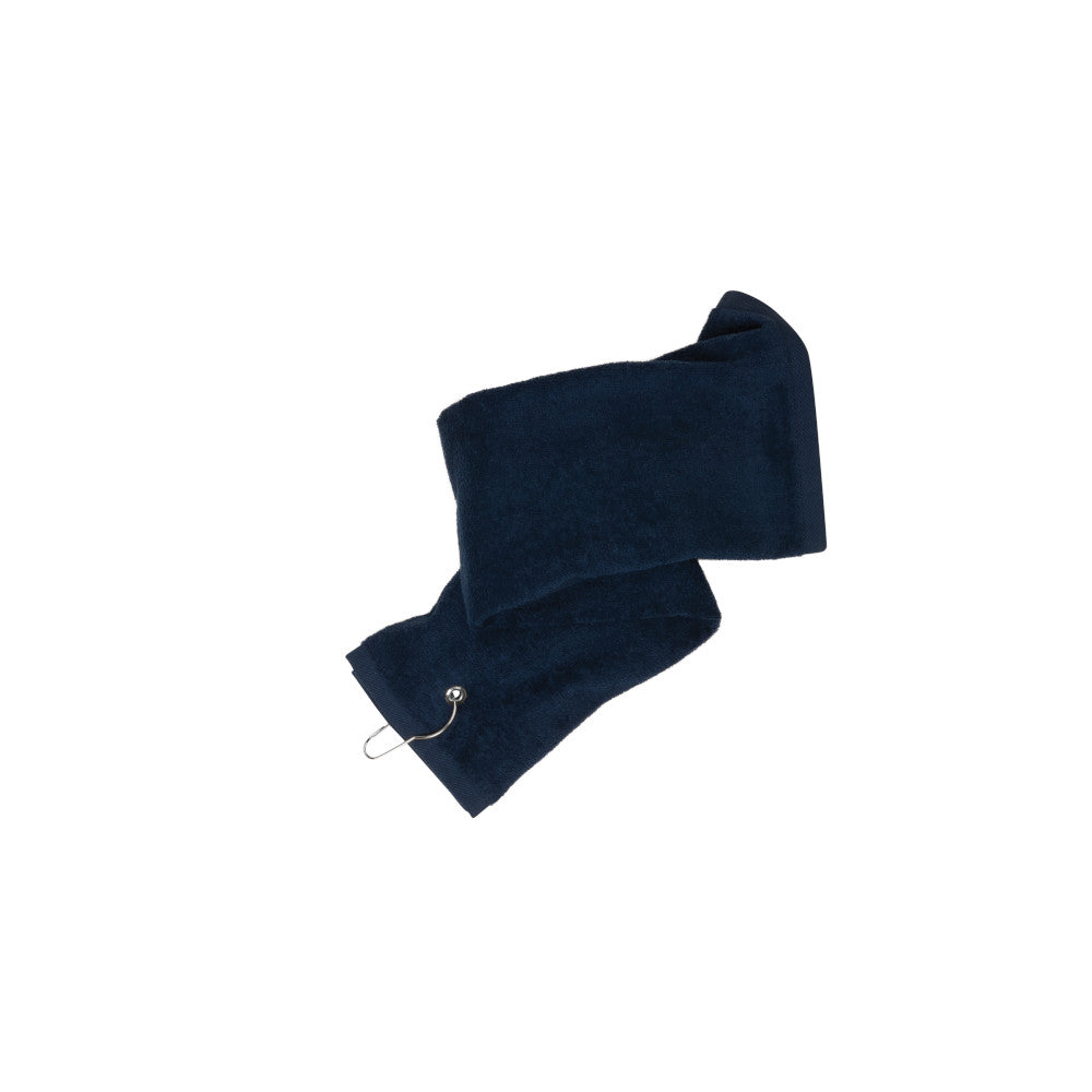 navy golf towel