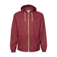 biking red vintage rain jacket
