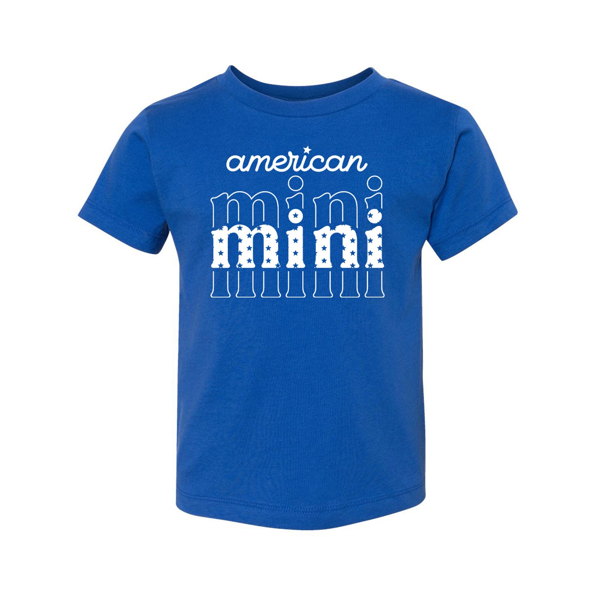 american mini royal blue t-shirt