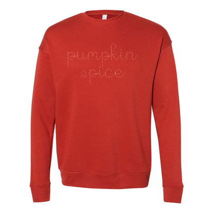 Pumpkin Spice Drop Shoulder Sweatshirt