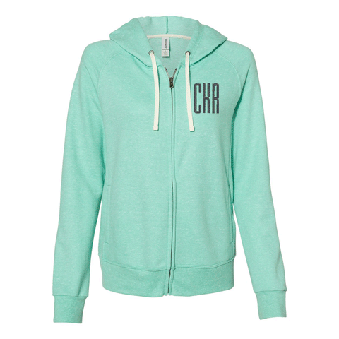 Personalized Ladies French Terry Full Zip